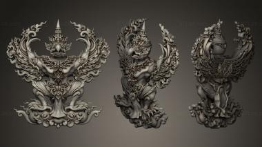 Indian sculptures Garuda 3d model